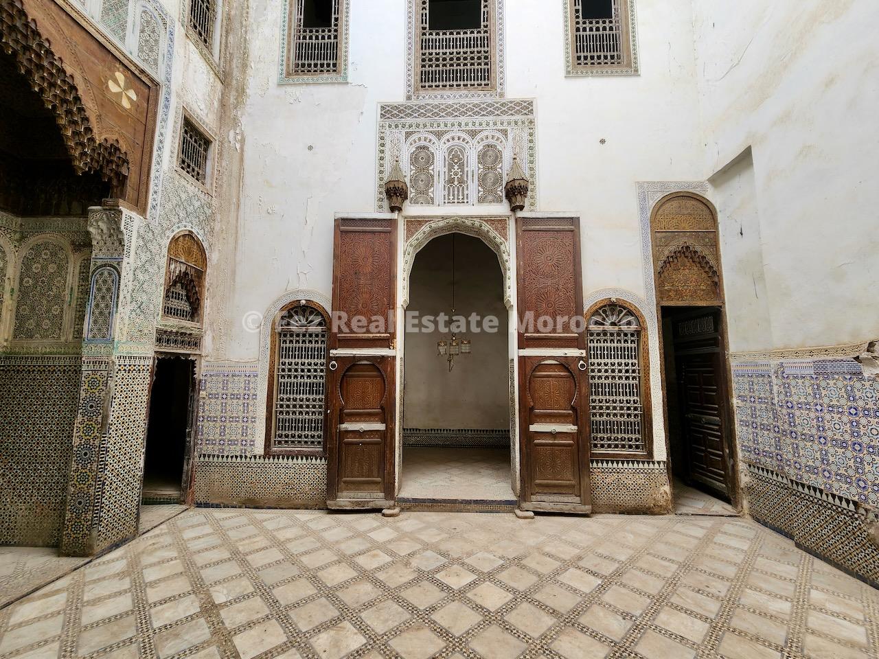 Riad for Sale in Fez Morocco fes immobiler riad à vendre riad for sale