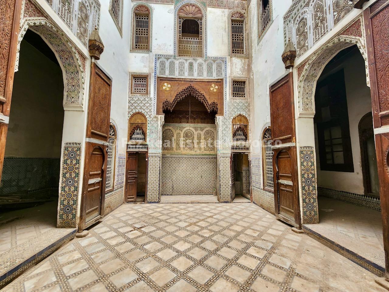 Riad for Sale in Fez Morocco fes immobiler riad à vendre riad for sale