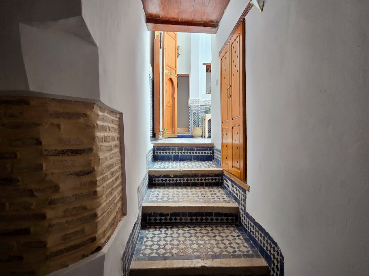 Copy of Fez Real Estate – 16 FOR SALE Restored 6-Bedroom Riad — Potential Guesthouse