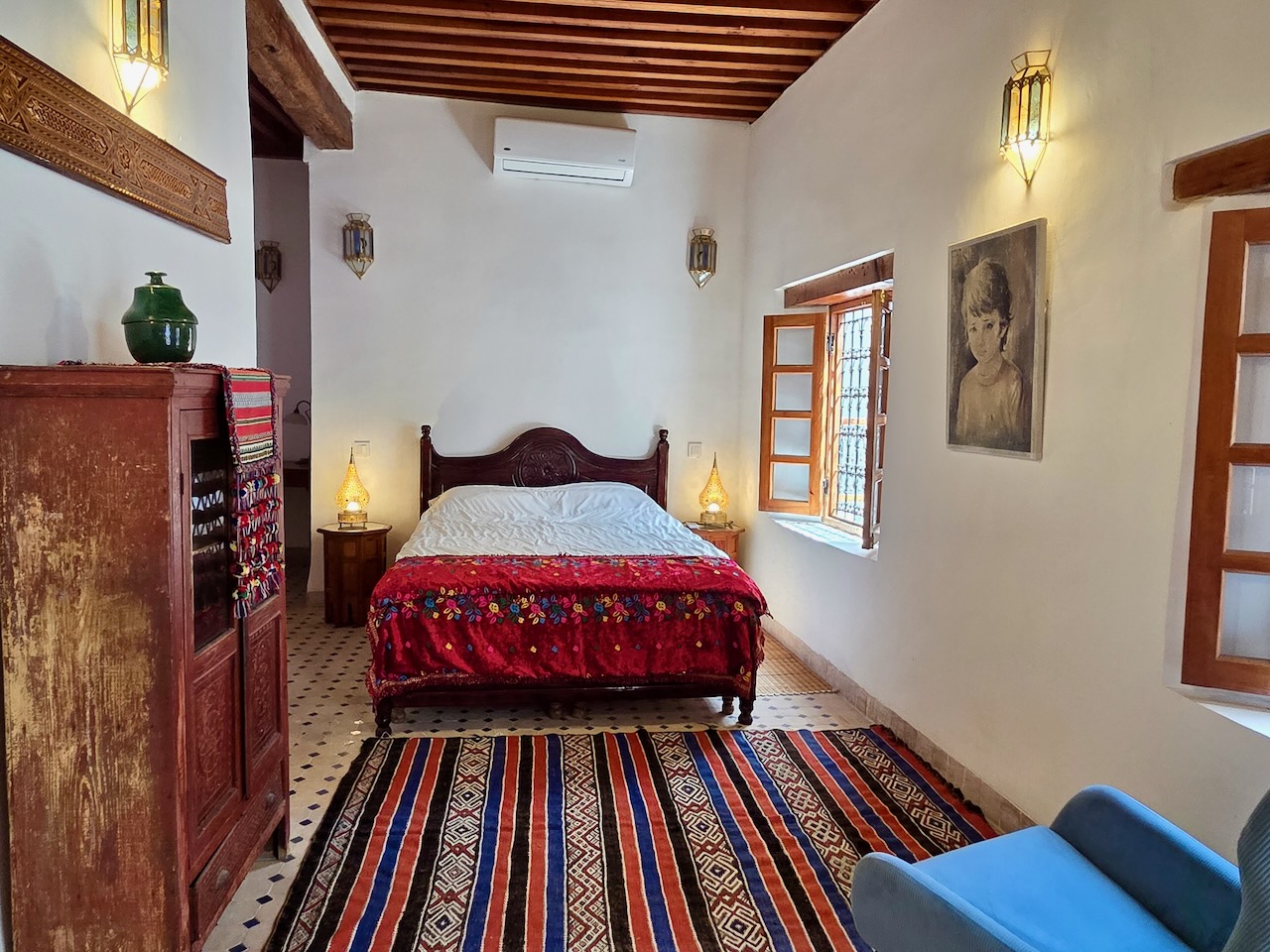 Copy of Fez Real Estate – 31 FOR SALE Restored 6-Bedroom Riad — Potential Guesthouse