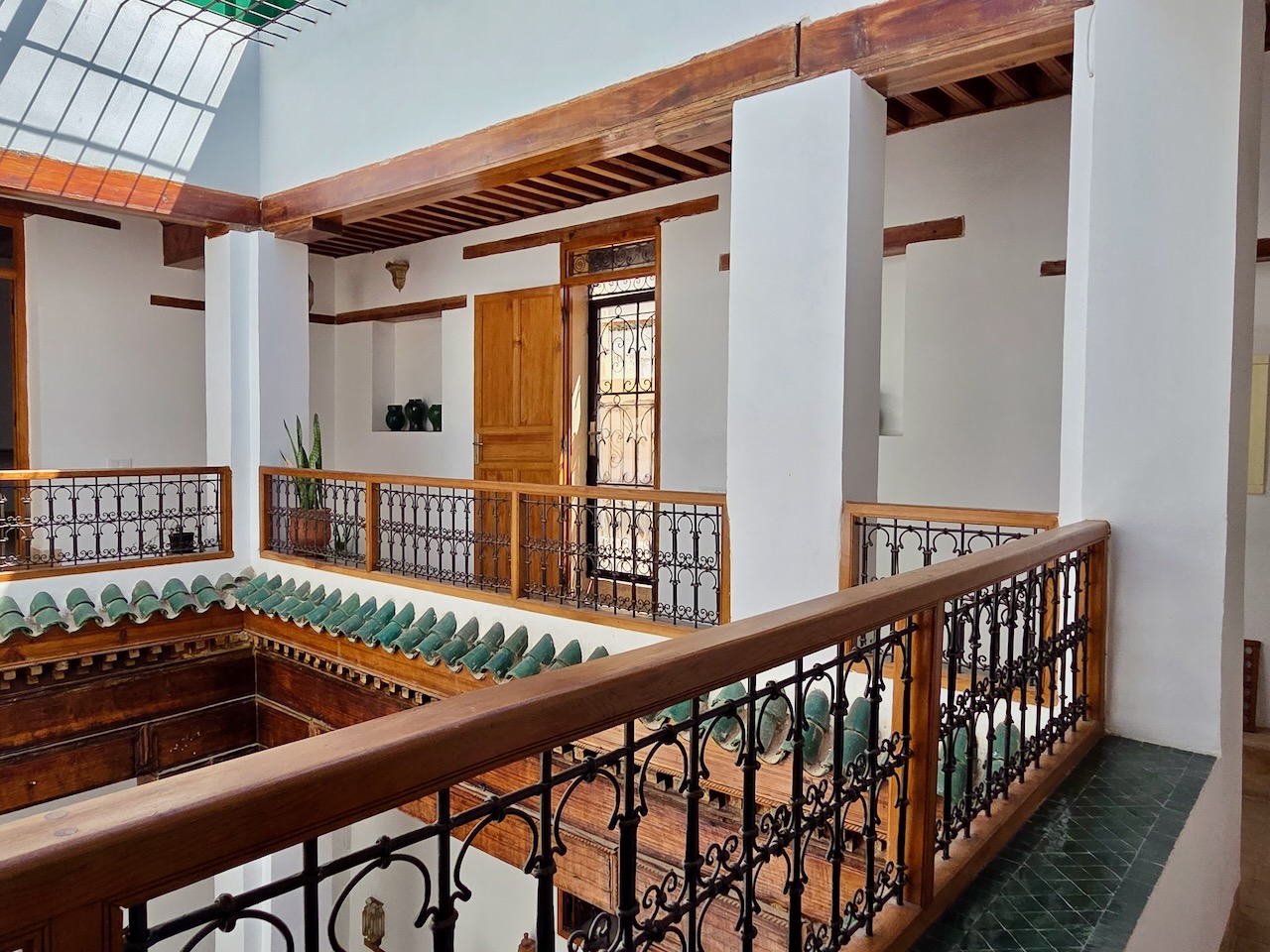 Copy of Fez Real Estate – 32 FOR SALE Restored 6-Bedroom Riad — Potential Guesthouse