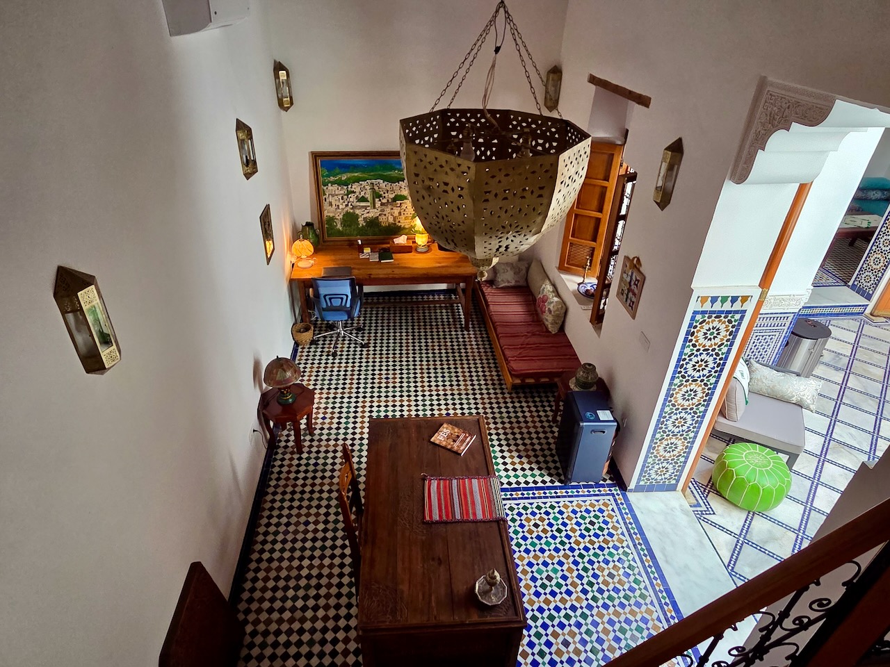 Copy of Fez Real Estate – 7 FOR SALE Restored 6-Bedroom Riad — Potential Guesthouse